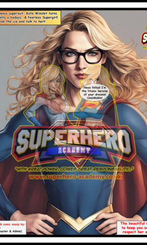 Kate Winslet – Supergirl AI Comic Panel